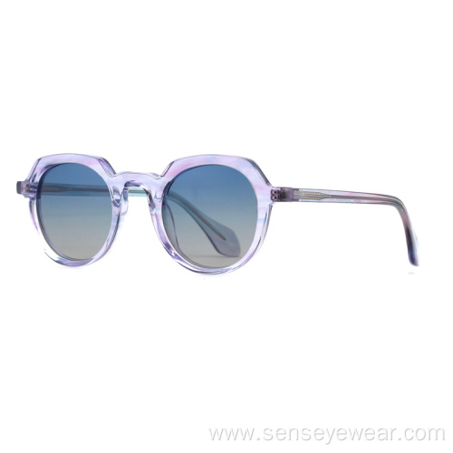 Luxury Design Shades Bevel Acetate Polarized Sunglasses